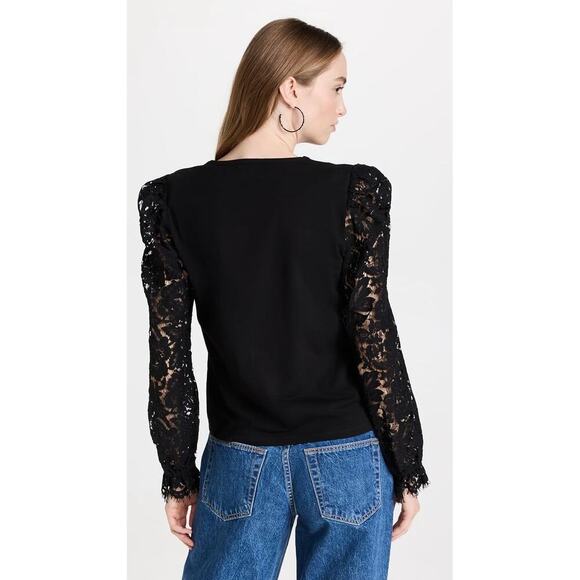 NWT Generation Love Aurora Lace Top Black size XXS - Picture 2 of 8